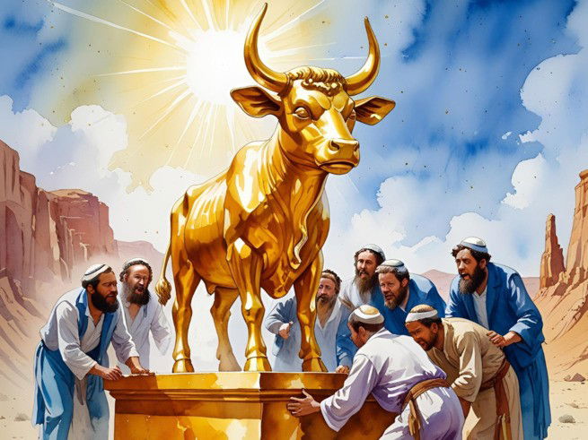 Representación del becerro de oro