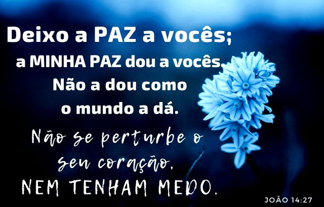 Jesus dá verdadeira Paz - João 14:27