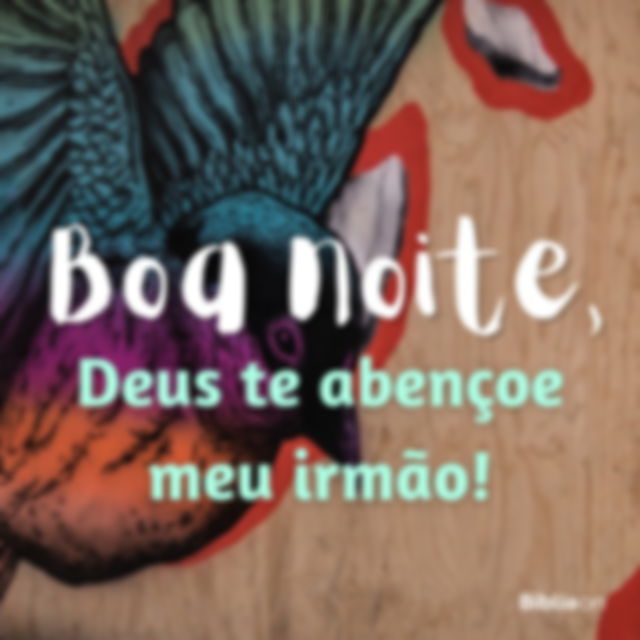 boa noite irmão!