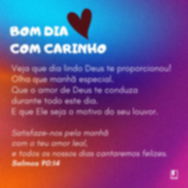 Bom dia meu amor com carinho