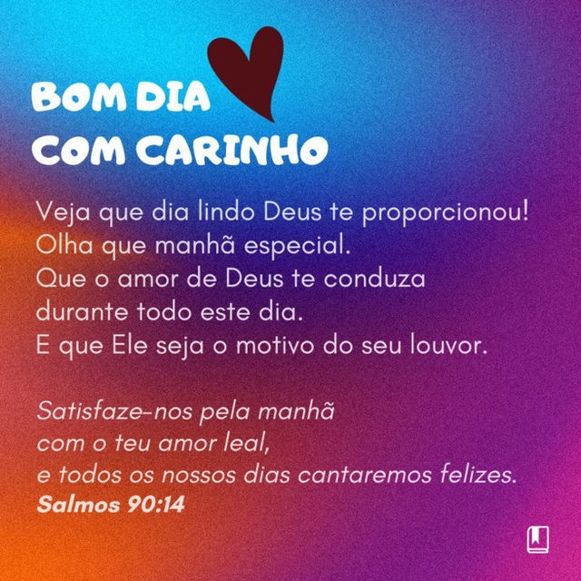 Bom dia meu amor com carinho