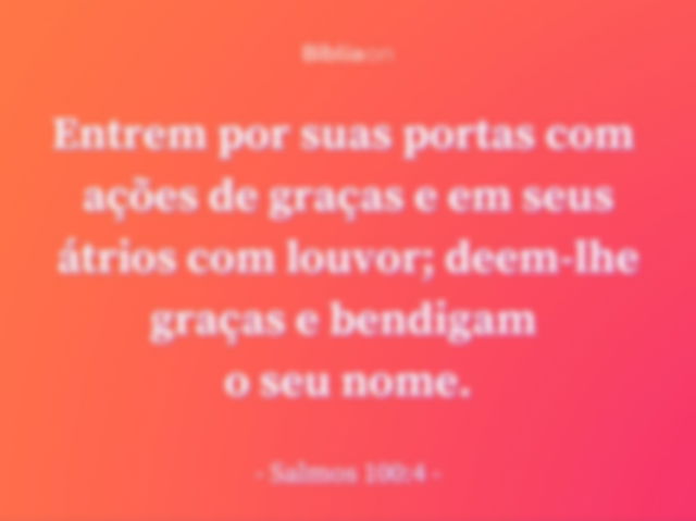 Bom dia salmos