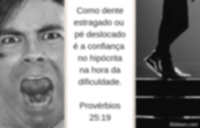 confiança no hipocrita