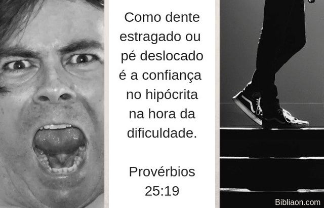confiança no hipocrita