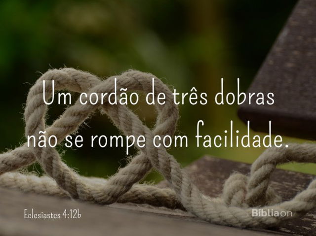 Cordão de três dobras casamento