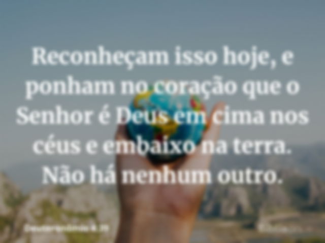 O Senhor é Deus