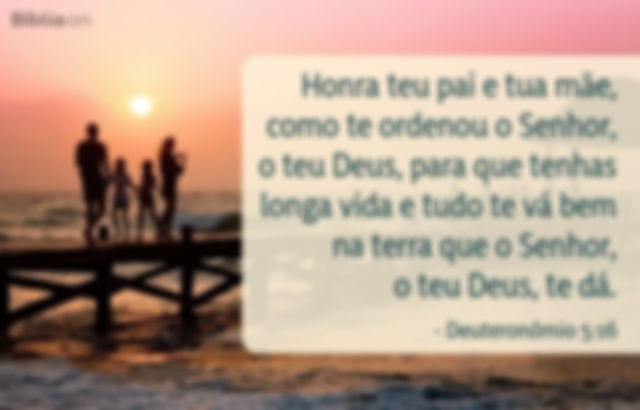 Deuteronômio 5:16