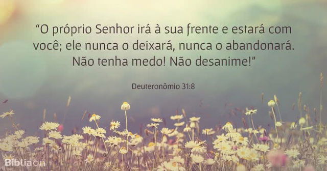 O Senhor nunca te abandonará