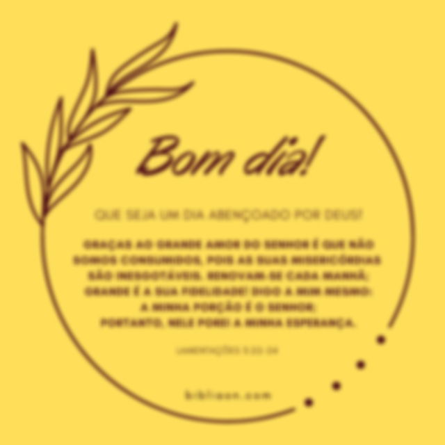 Um bom dia especial, abençoado por Deus