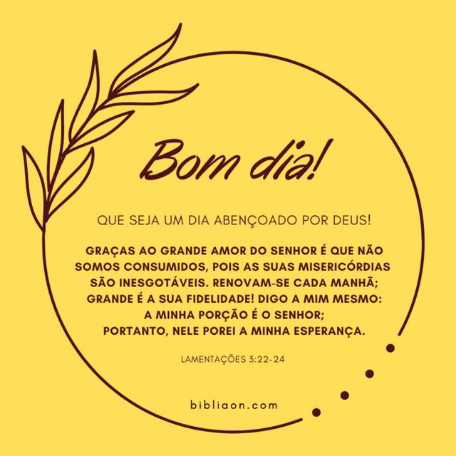 Um bom dia especial, abençoado por Deus