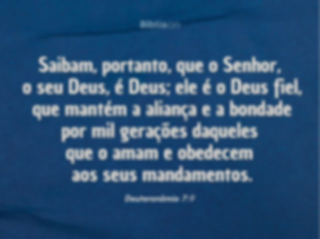 Deus é fiel!