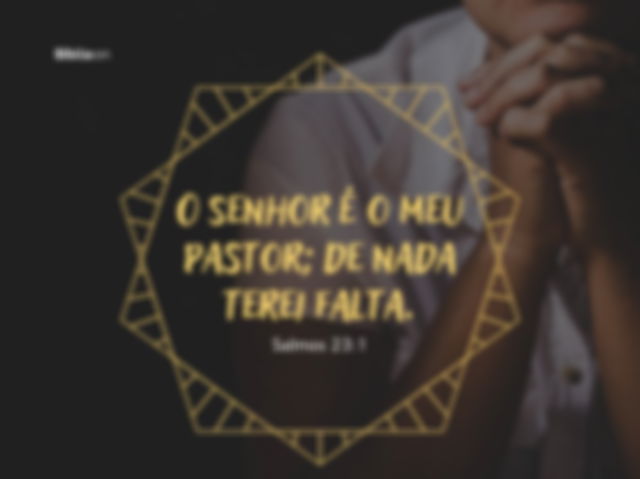 Ele é seu pastor