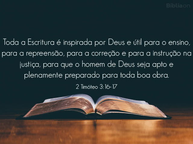 A Bíblia é inspirada por Deus