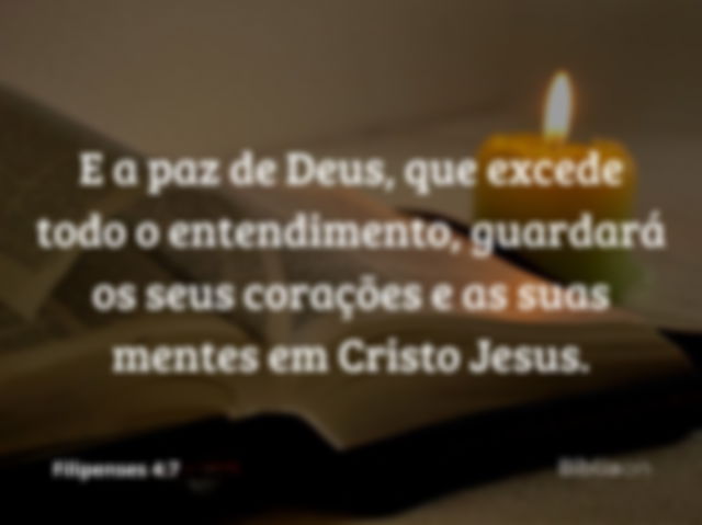 Reflexão bíblica filipenses 4:7