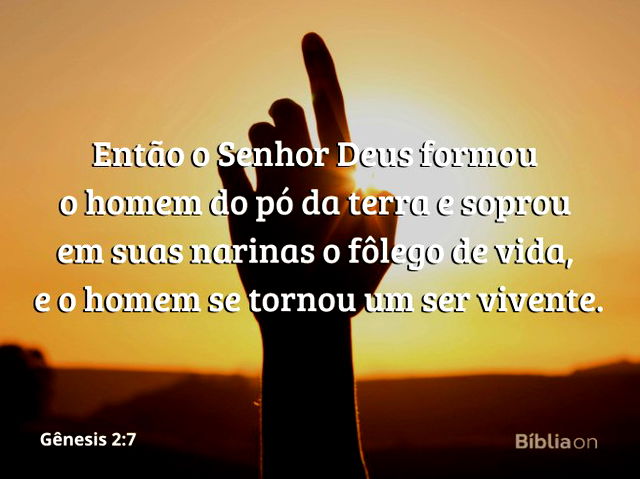 Gênesis 2:7 - Sopro de vida