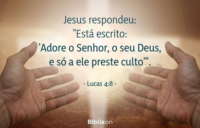 Jesus respondeu: 