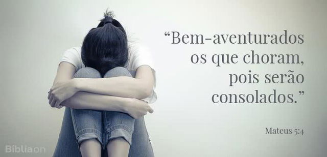 Deus consola os que choram