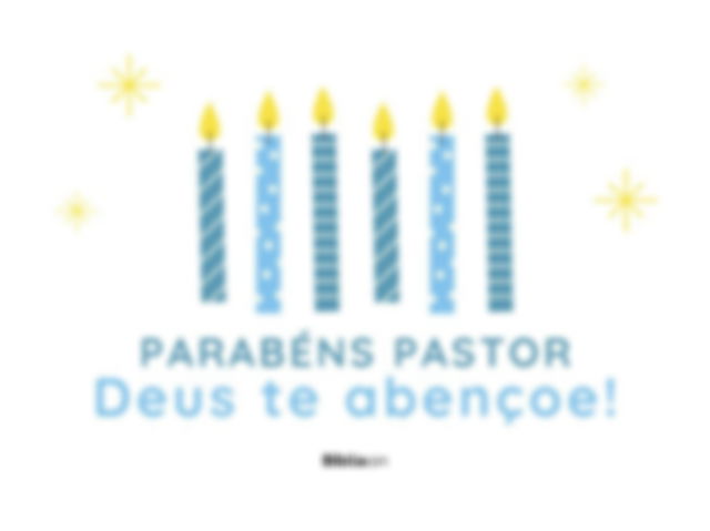 frase para aniversário de pastor