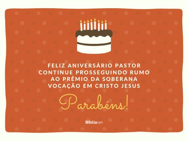 mensagem de aniversário pastor