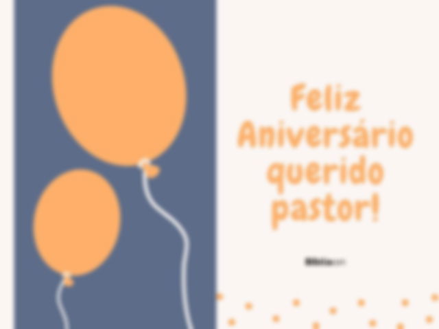 parabéns pastor feliz aniversário