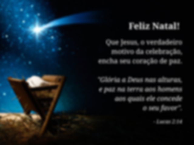 mensagem biblica de natal com versículo