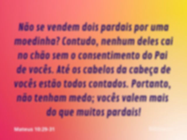 Mateus 10:29-31