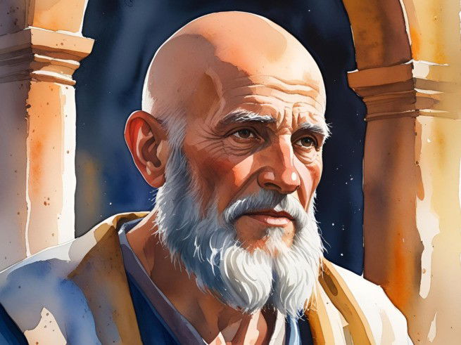 Representación del profeta Eliseo