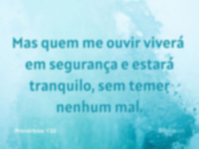 Provérbios 1:33