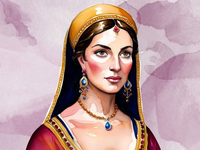 Representación de la reina Ester