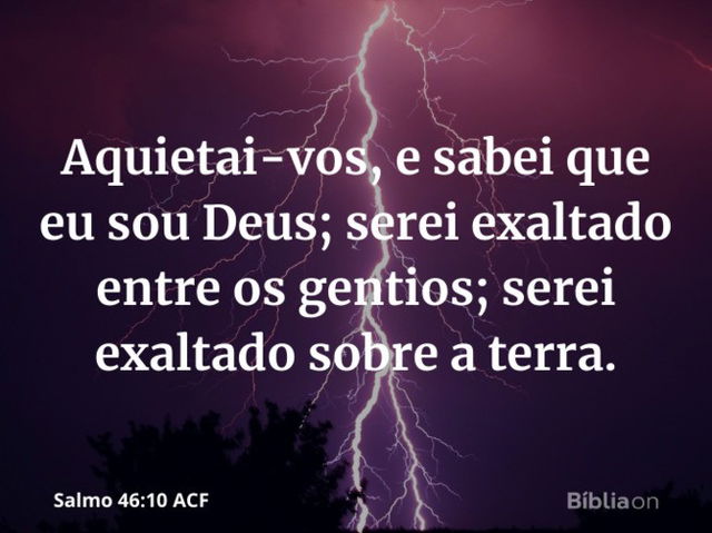 Salmo 46:10 ACF