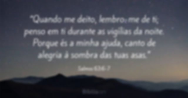 Mensagem bíblica de boa noite