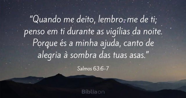 Mensagem bíblica de boa noite