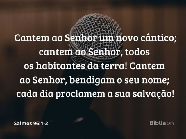 Cante para Deus!