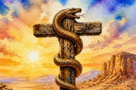 A serpente de bronze levantada por Moisés e seu significado