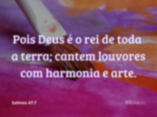 Louvar a Deus com arte