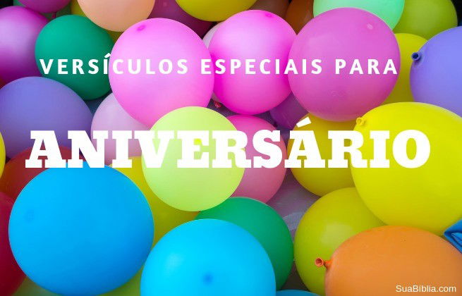 versículos para aniversário