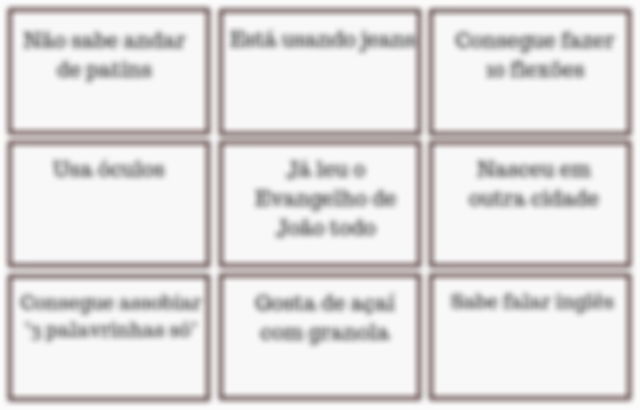 Dinâmica Bingo2