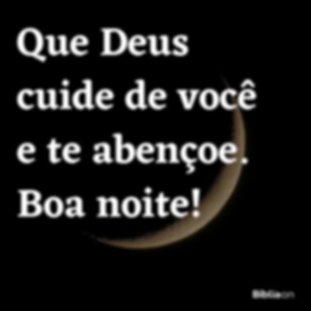 Deus te abençoe boa noite