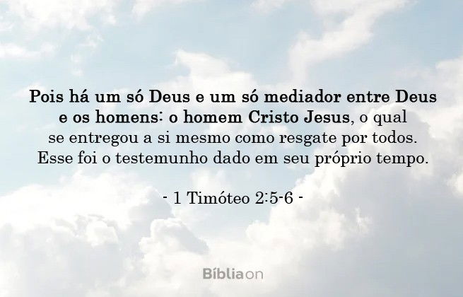 1 Timóteo 2:5-6